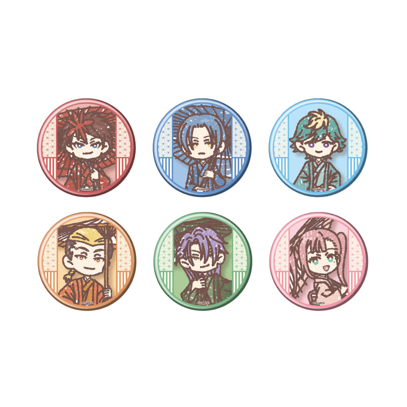 【Box/6】缶バッジ 鎧真伝サムライトルーパー 02 レトロアートイラスト【予約商品】