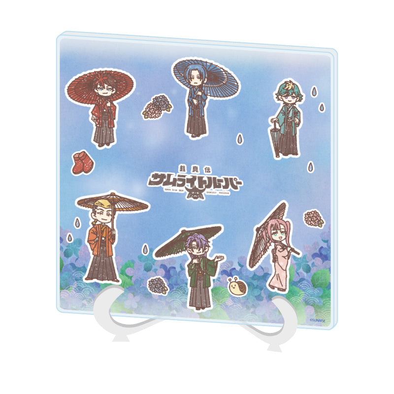 アクリルアートボード 鎧真伝サムライトルーパー 01 集合画(レトロアートイラスト)【予約商品】