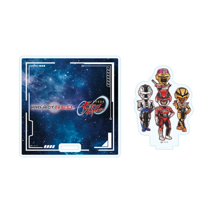 アクリルコースタースタンド 超宇宙刑事ギャバン インフィニティ 01 集合デザイン(グラフアートイラスト)【予約商品】
