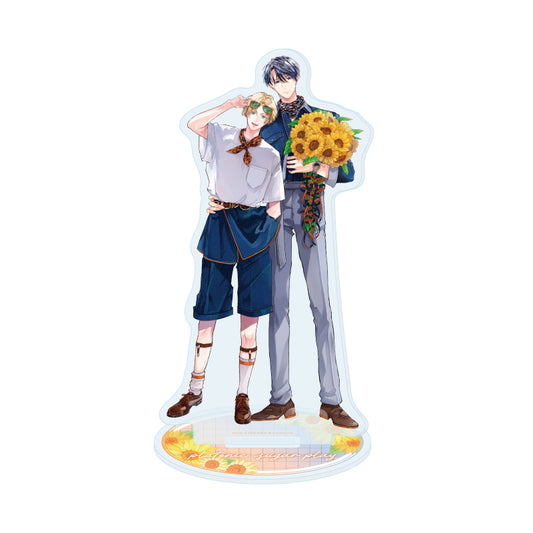 アクリルスタンド プラトニックシュガープレイ 01 青砥総&夏原鈴(描き下ろしイラスト)【予約商品】