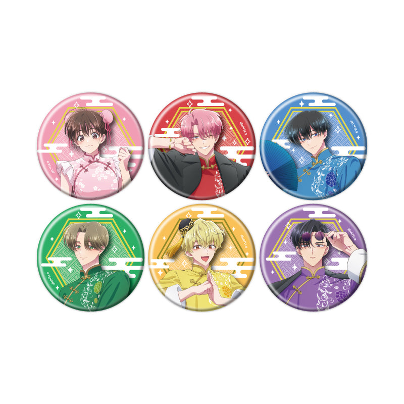 【Box/6】缶バッジ 多聞くん今どっち!? 05 チャイナ服Ver.(描き下ろしイラスト)【予約商品】