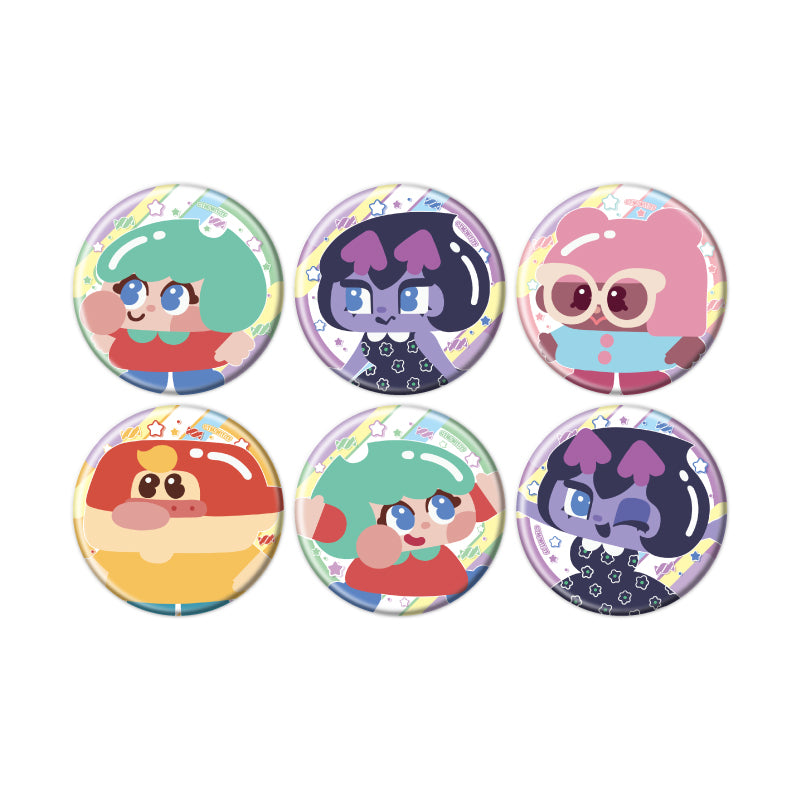 【Box/6】缶バッジ キャンディーカリエス 01 公式イラスト【予約商品】