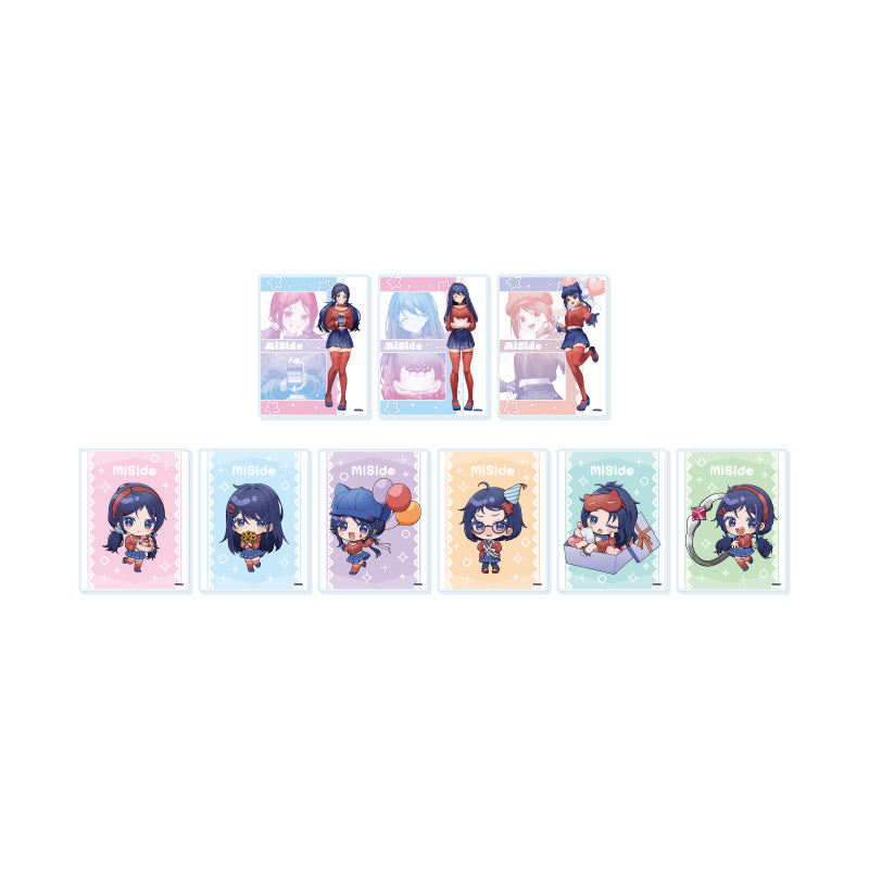 【Box/9】アクリルカード MiSide : ミサイド 03 誕生日Ver.(描き起こしイラスト)【予約商品】