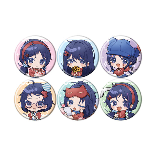 【Box/6】缶バッジ MiSide : ミサイド 05 誕生日Ver.(ミニキャライラスト)【予約商品】