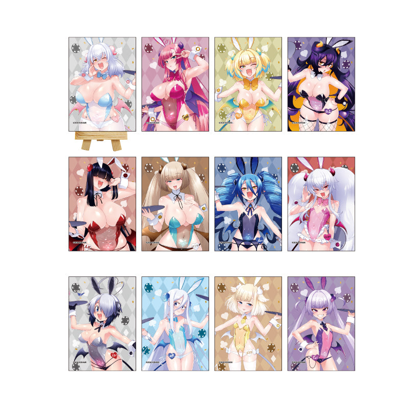 【Box/12】キャンバスボードミニ ボンバーガール 01 描き下ろしイラスト【予約商品】