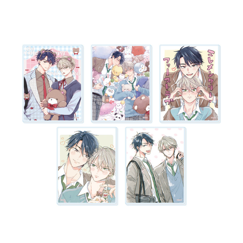 【Box/5】アクリルカード エレメンタリー・ファーストラブ 01 公式&描き下ろしイラスト【予約商品】