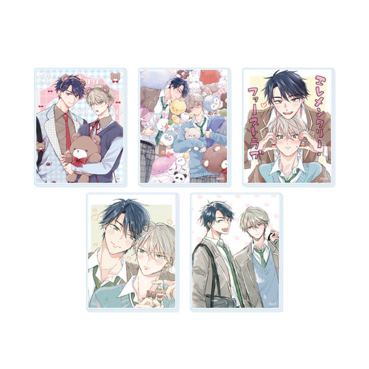 【Box/5】アクリルカード エレメンタリー・ファーストラブ 01 公式&描き下ろしイラスト【予約商品】