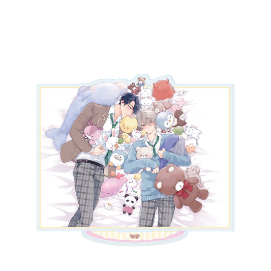アクリルスタンド エレメンタリー・ファーストラブ 02 笹原仁&吉良山透B(描き下ろしイラスト)【予約商品】