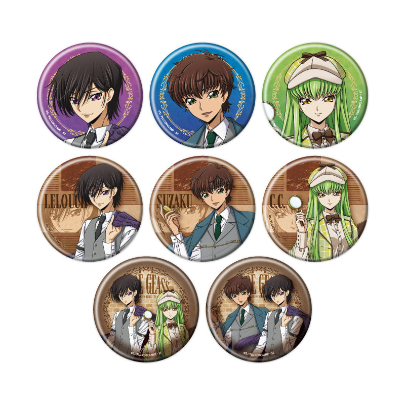 【Box/8】缶バッジ コードギアス 反逆のルルーシュ 07 描き下ろしイラスト【予約商品】