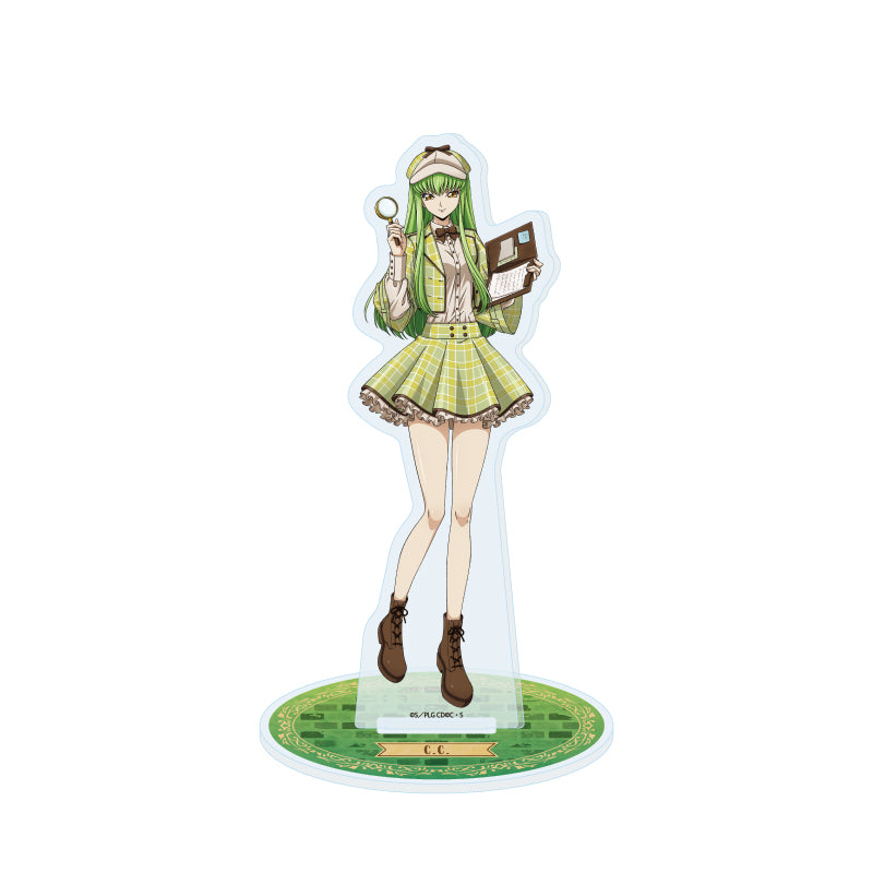 アクリルスタンド コードギアス 反逆のルルーシュ 03 C.C. 探偵Ver.(描き下ろしイラスト)【予約商品】