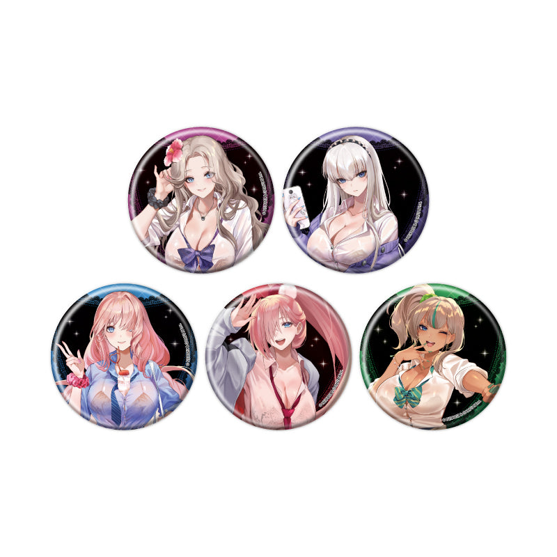 【Box/5】缶バッジ ブラウンダスト2 01 平成ギャルVer.(描き起こしイラスト)【予約商品】