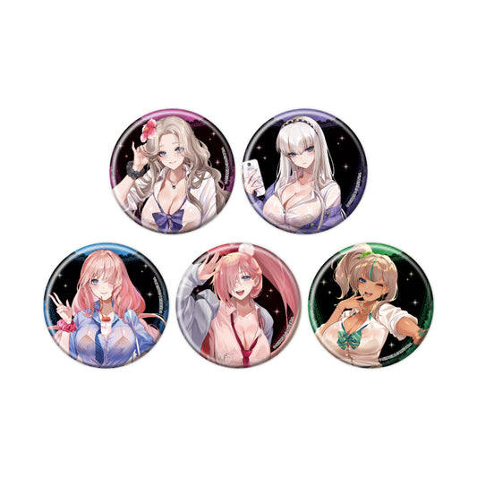 【Box/5】缶バッジ ブラウンダスト2 01 平成ギャルVer.(描き起こしイラスト)【予約商品】