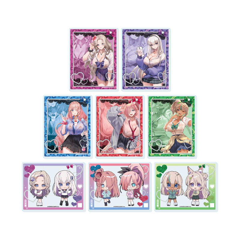 【Box/8】アクリルカード ブラウンダスト2 01 平成ギャルVer.(描き起こしイラスト)【予約商品】
