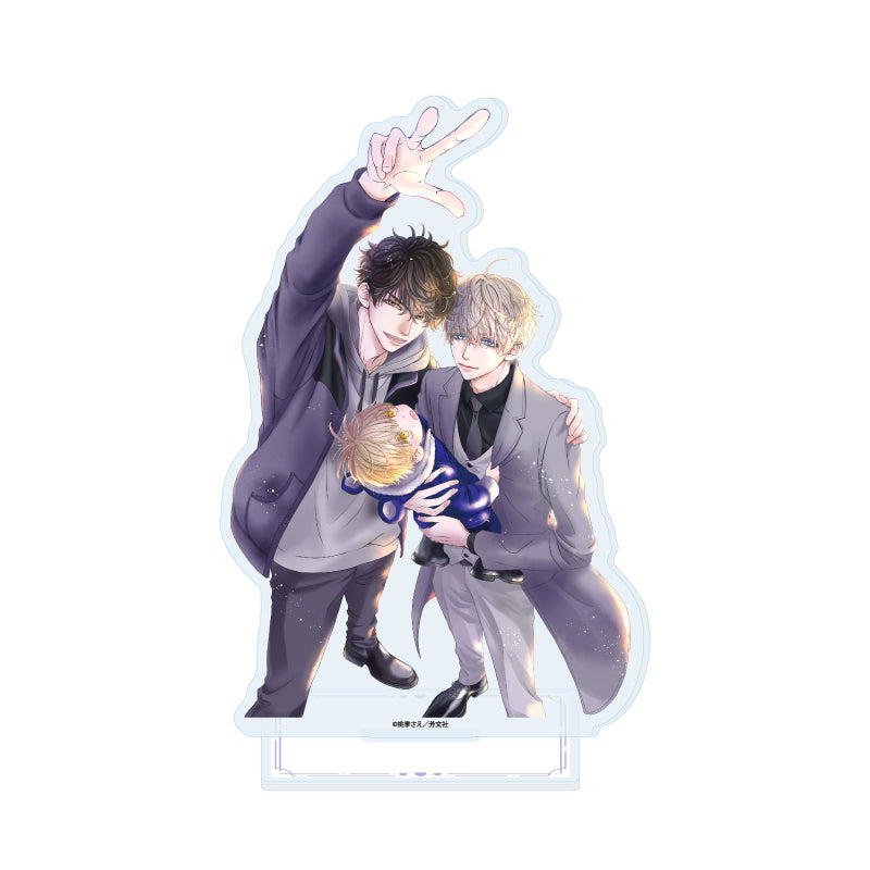 アクリルスタンド 子持ちホストの危険な隣人 02 威吹&聖也&天稀(公式イラスト)【予約商品】