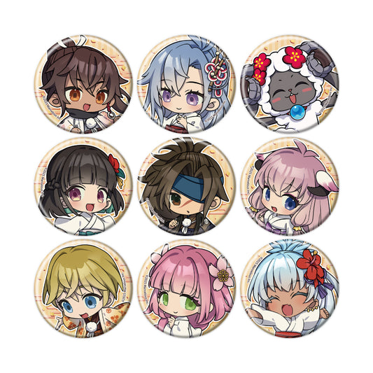 【Box/9】缶バッジ 龍の国 ルーンファクトリー 07 お正月Ver.(公式イラスト)【予約商品】
