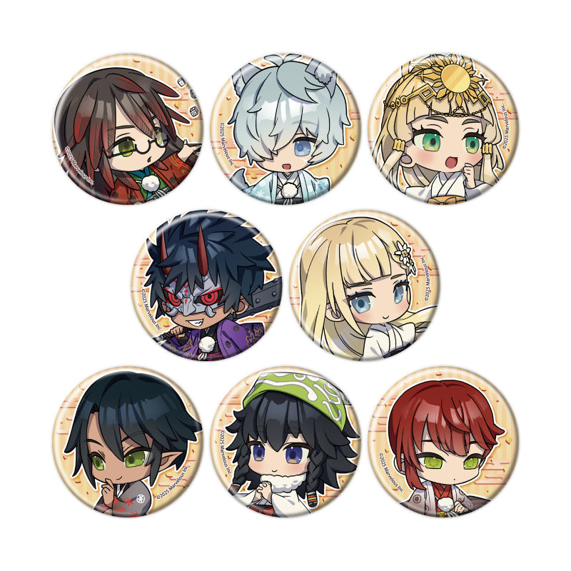 【Box/8】缶バッジ 龍の国 ルーンファクトリー 08 お正月Ver.(公式イラスト)【予約商品】