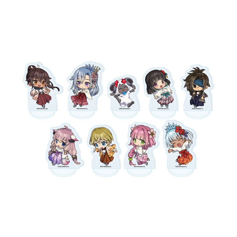【Box/9】アクリルぷちスタンド 龍の国 ルーンファクトリー 03 お正月Ver.(公式イラスト)【予約商品】