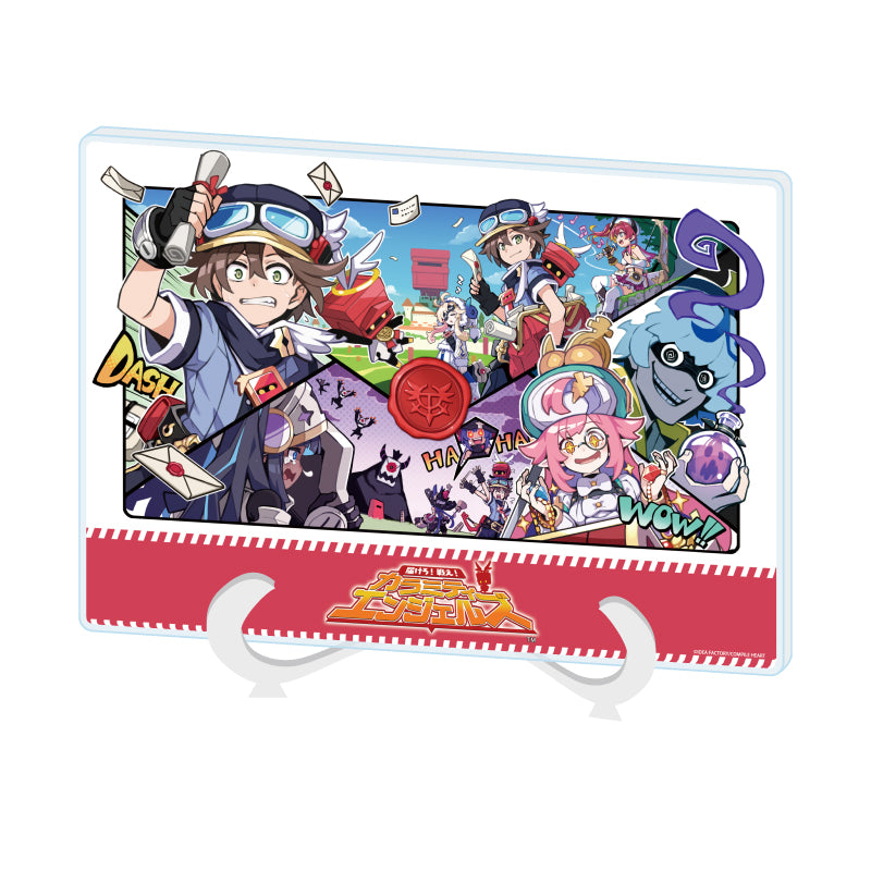 アクリルアートボード A5サイズ ナナメダケイ先生 04 届けろ!戦え!カラミティエンジェルズ(公式イラスト)【予約商品】