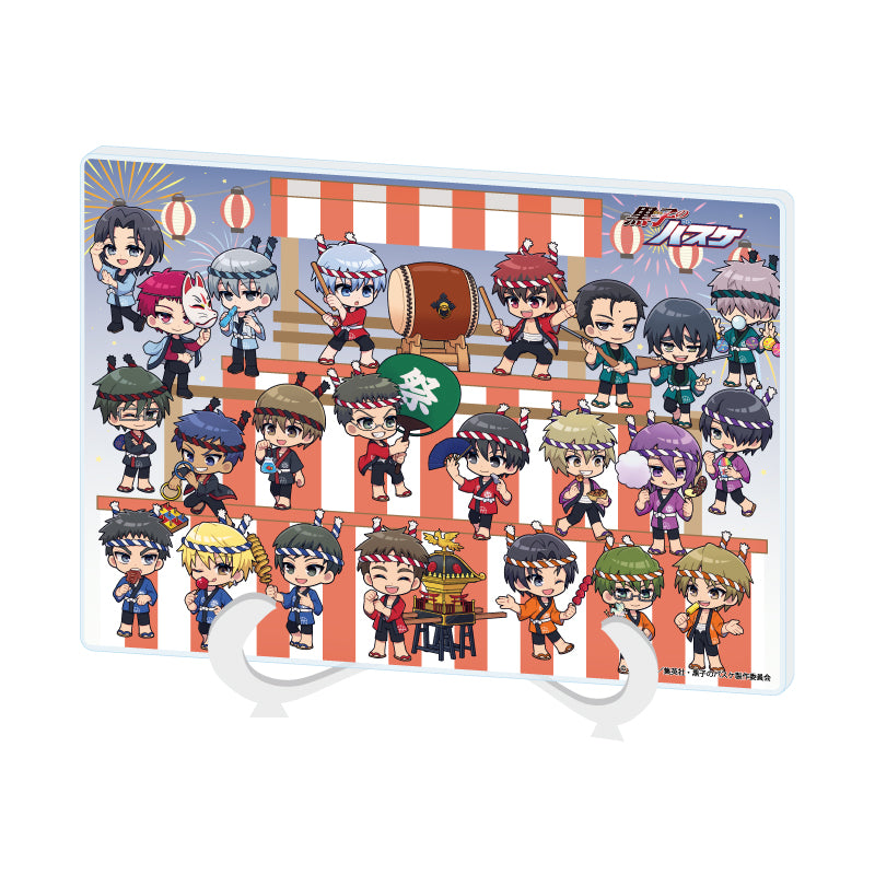 アクリルアートボード A5サイズ 黒子のバスケ 02 祭りVer. 集合デザイン(ミニキャライラスト)【予約商品】