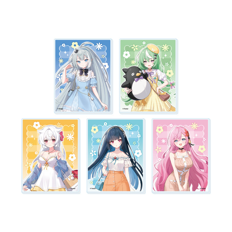 【Box/5】アクリルカード ステラソラ 01 夏私服Ver.(描き下ろしイラスト)【予約商品】