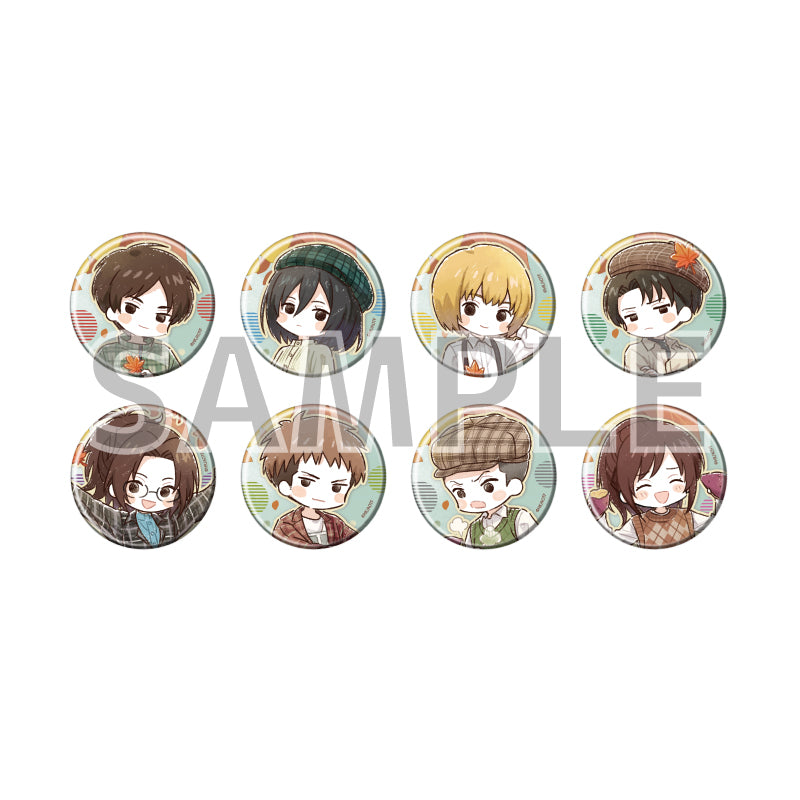【Box/8】缶バッジ 進撃の巨人 03 紅葉Ver.(グラフアートイラスト)【予約商品】