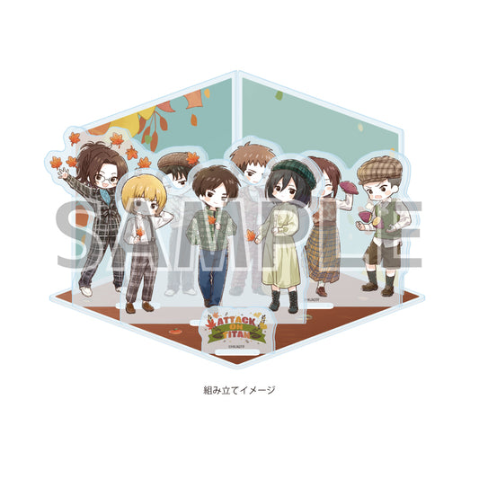 アクリルジオラマ 進撃の巨人 03 紅葉Ver.(グラフアートイラスト)【予約商品】