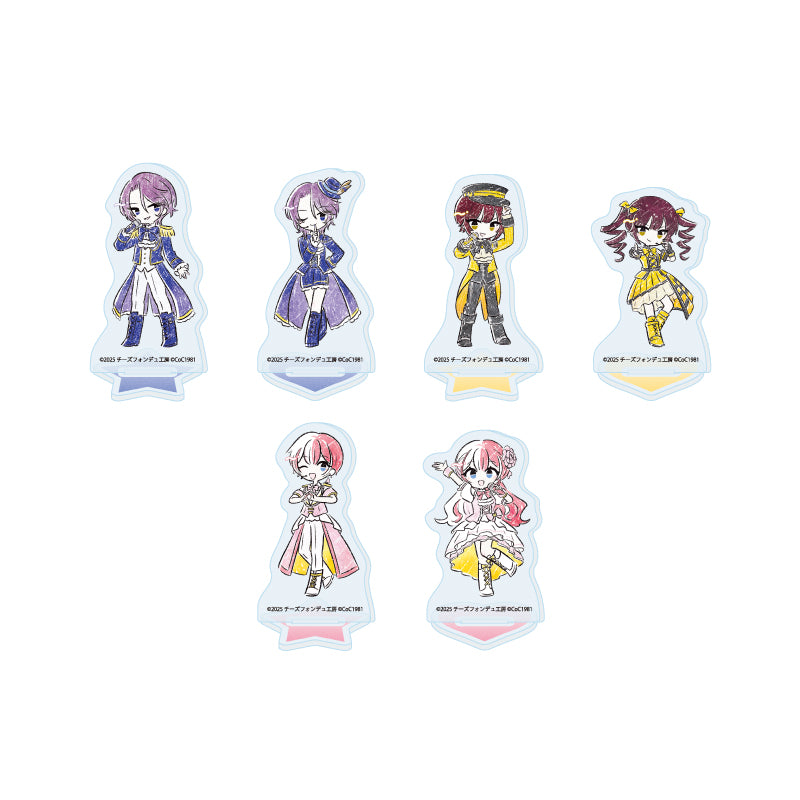 【Box/6】アクリルぷちスタンド きみの煌めきに恋してる 01 アイドルステージVer.(グラフアートイラスト)【予約商品】