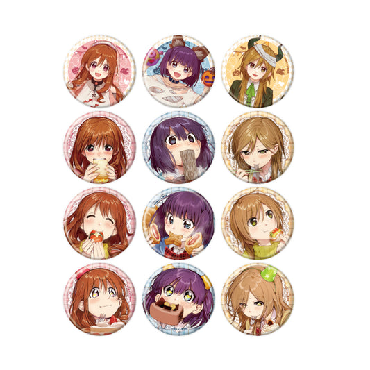 【Box/12】缶バッジ 幸腹グラフィティ 01 公式&描き下ろしイラスト【予約商品】