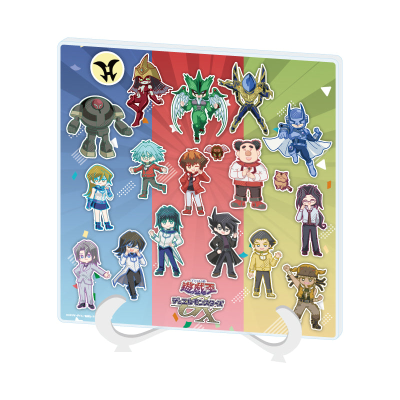 アクリルアートボード 遊☆戯☆王デュエルモンスターズGX 04 集合デザイン(POP Artイラスト)【予約商品】