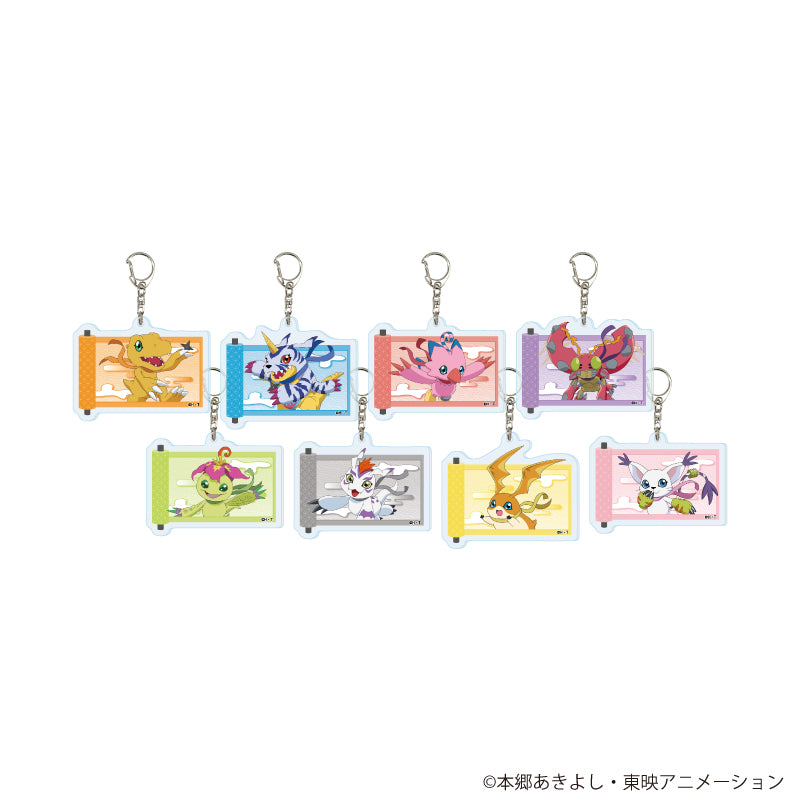 【Box/8】アクリルキーホルダー デジモンアドベンチャー 16 忍者Ver.(描き下ろしイラスト)【予約商品】