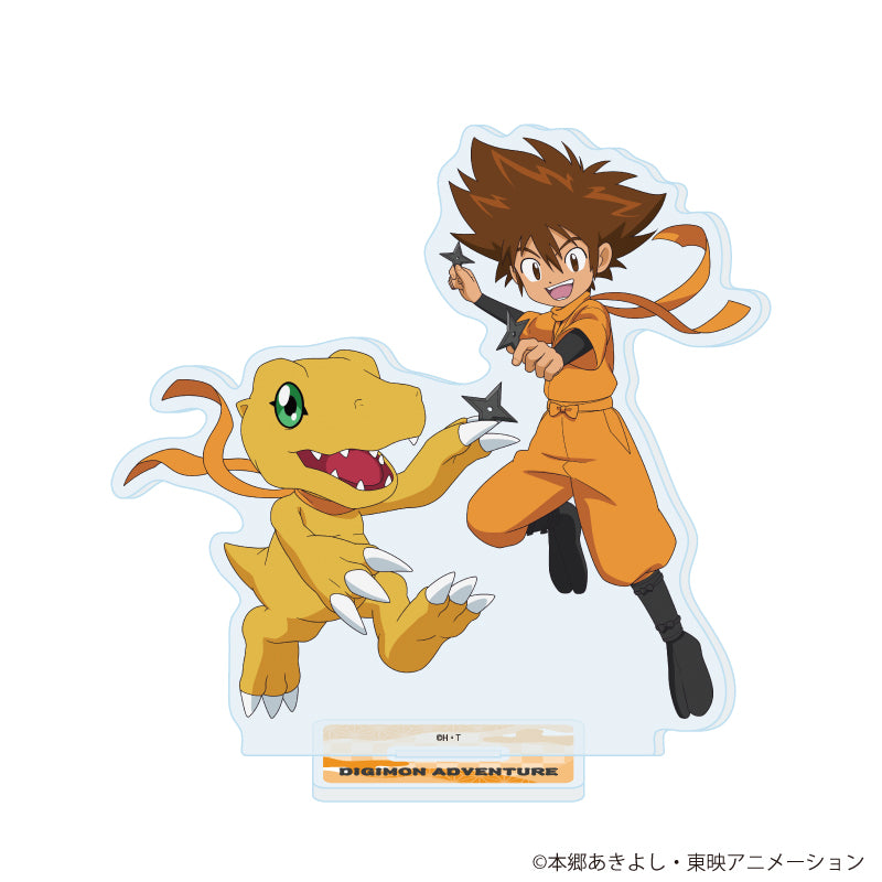 アクリルスタンド デジモンアドベンチャー 25 八神太一&アグモン 忍者Ver.(描き下ろしイラスト)【予約商品】
