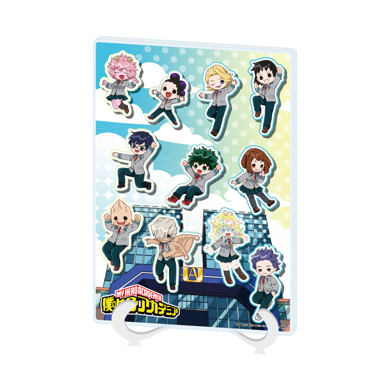 アクリルアートボード A5サイズ 僕のヒーローアカデミア 02 集合デザインA(POP Art)【予約商品】