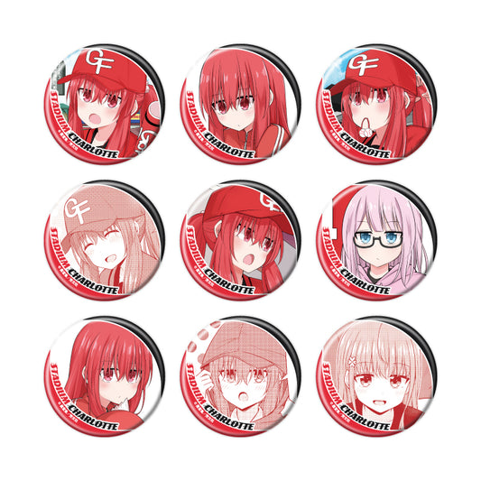 【Box/9】缶バッジ 球場のシャーロット 01 公式イラスト【予約商品】