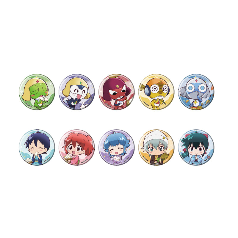 【Box/10】缶バッジ 新劇場版☆ケロロ軍曹 復活して速攻地球滅亡の危機であります! 22 お月見Ver.(ミニキャライラスト)【予約商品】