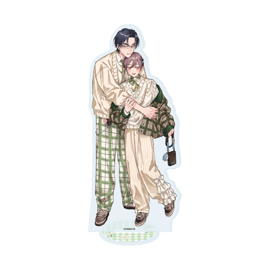 アクリルスタンド まるごとぜんぶに恋してよ 01 晴真&藍(描き下ろしイラスト)【予約商品】