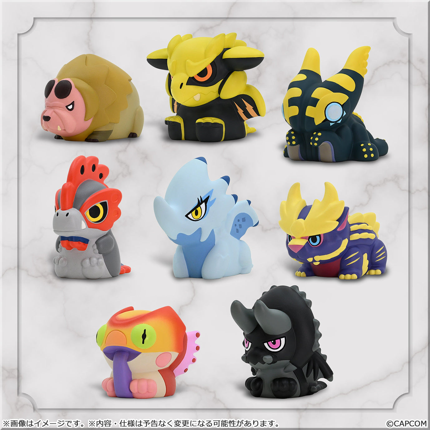 【Box/8】カプコンフィギュアビルダー フィンガーパペット モンスターハンター Vol.3【予約商品】