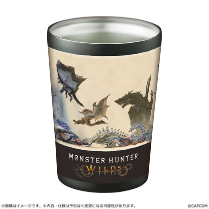 モンスターハンターワイルズ モンスター比較図 ステンレスタンブラー【予約商品】