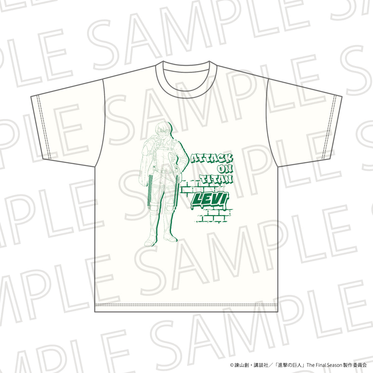 進撃の巨人 The Final Season BIGシルエットTシャツ リヴァイ・アッカーマン XLサイズ【予約商品】