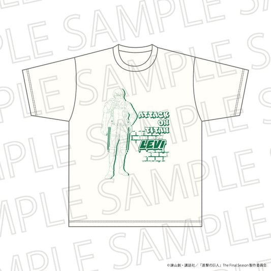 進撃の巨人 The Final Season BIGシルエットTシャツ リヴァイ・アッカーマン XLサイズ【予約商品】
