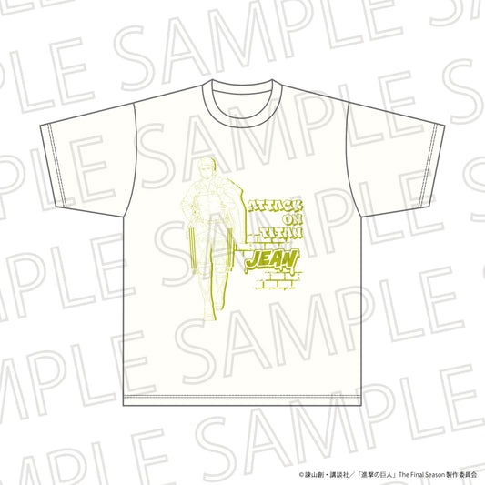 進撃の巨人 The Final Season BIGシルエットTシャツ ジャン・キルシュタイン Lサイズ【予約商品】