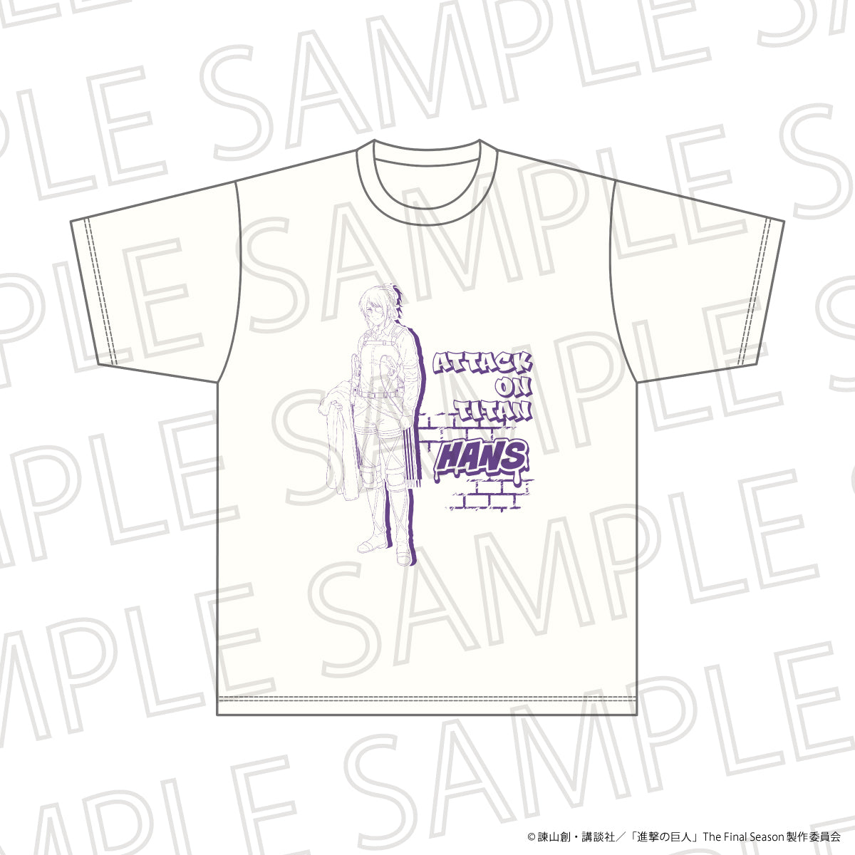 進撃の巨人 The Final Season BIGシルエットTシャツ ハンジ・ゾエ Mサイズ【予約商品】