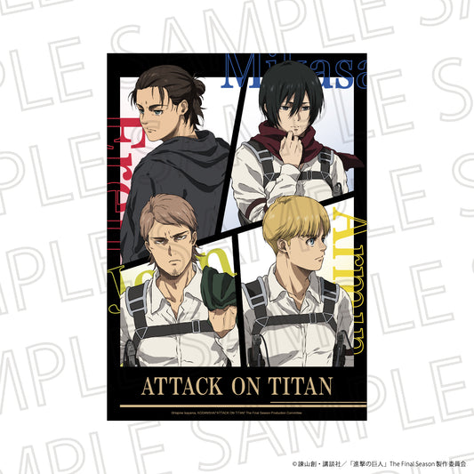 進撃の巨人 The Final Season BIGクリアポスター 集合A【予約商品】
