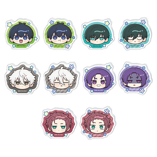 【Box/10】ブルーロック2期 アクリルバッジコレクション まるほぺフレンズ【予約商品】