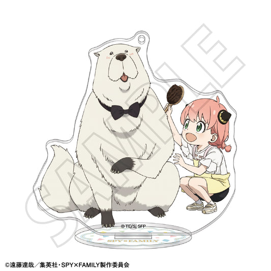 SPY×FAMILY アクリルスタンドキーホルダー アーニャ・フォージャー&ボンド・フォージャー(トリマー)【予約商品】