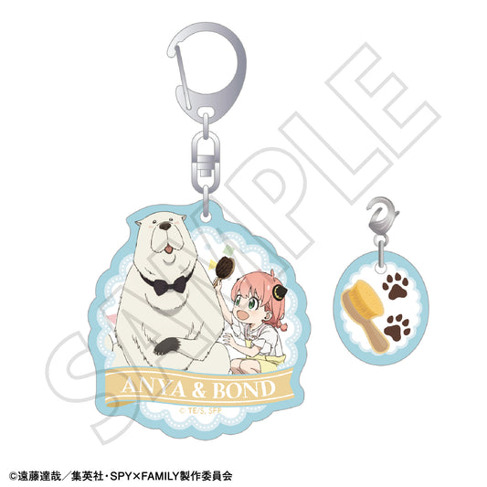 SPY×FAMILY アクリルキーホルダー アーニャ・フォージャー&ボンド・フォージャー(トリマー)【予約商品】