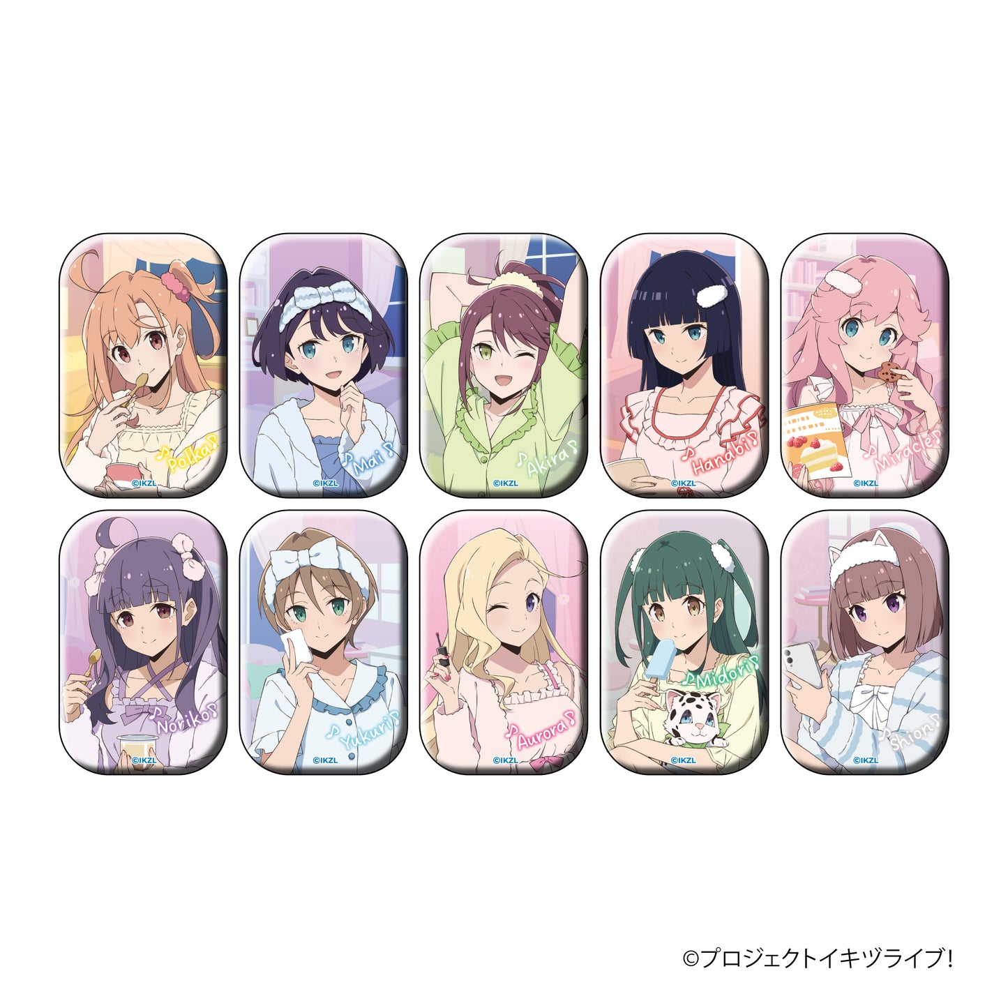 【Box/10】イキヅライブ! LOVELIVE! BLUEBIRD スクエアキャラバッジコレクション【予約商品】