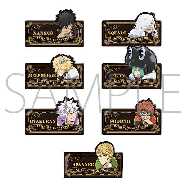【Box/7】家庭教師ヒットマンREBORN! お名前バッジコレクション B【予約商品】
