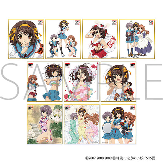 【Box/10】涼宮ハルヒの憂鬱 ミニ色紙コレクション【予約商品】
