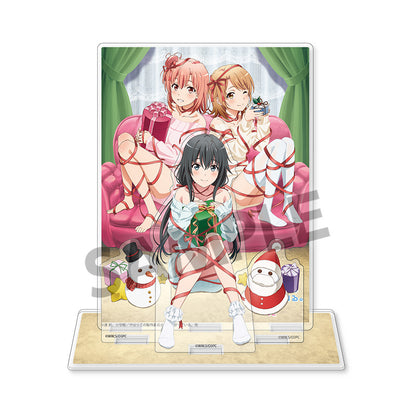 やはり俺の青春ラブコメはまちがっている。完 背景付きアクリルスタンド 雪乃&結衣&いろは クリスマスVer.【予約商品】
