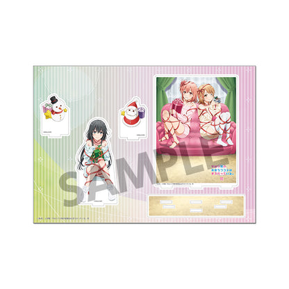 やはり俺の青春ラブコメはまちがっている。完 背景付きアクリルスタンド 雪乃&結衣&いろは クリスマスVer.【予約商品】
